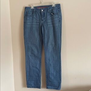 Stylish Blue Straight Leg Women's Jeans